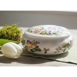 Aynsley Cottage Garden Trinket Box Bridgerton Regencycore Floral Mother’s Day 4"